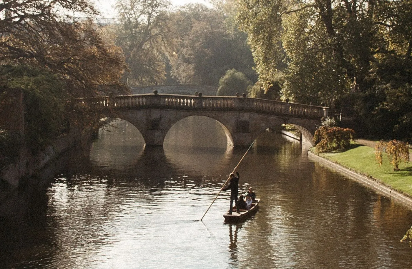 Clare Bridge over the River Cam in Cambridge